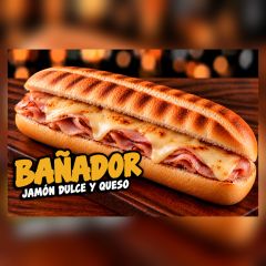 Boc.Planch-Bañador (Jamón Dulce y Queso)