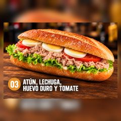 B.Esp.03.-Atún, Lechuga, Huevo duro y Tomate