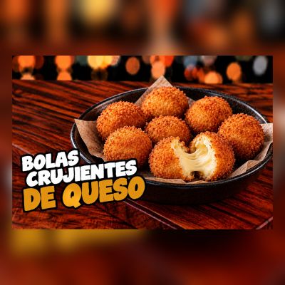 Tapas-Bolas Crujientes de Queso🌾 CONTIENE GLUTEN – imagen 1