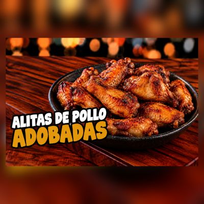 Tapas-Alitas de pollo adobadas  🌾 CONTIENE GLUTEN – imagen 1