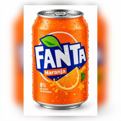 Refr-Fanta Naranja Lata – imagen 1
